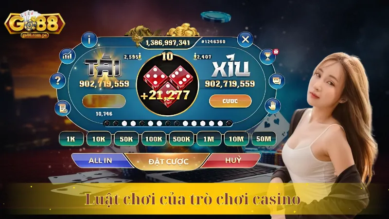 Luật chơi của trò chơi casino